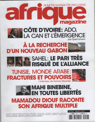 Afrique magazine - n. 450 - mars 2024 - in lingua francese