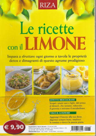 Salute naturale - Le ricette con il limone- n. 273 - gennaio 2022