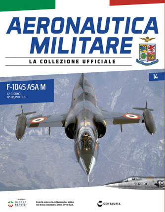 Aeronautica Militare (ed. 2024) n. 14 - F-104S ASA M - 37° storno - 18° gruppo C.I.O. 10/09/2024