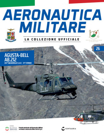 Modellino Aeronautica Militare uscita - n.26 - Agusta-Bell AB-212 - 651ª Squadriglia S.A.R. - 51° Stormo - by Centauria