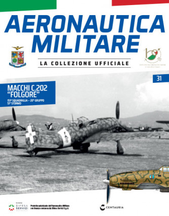 Modellino Aeronautica Militare uscita - n.31 - Macchi C.202 “Folgore” - 151a Squadriglia – 20° Gruppo - 51° Stormo - by Centauria