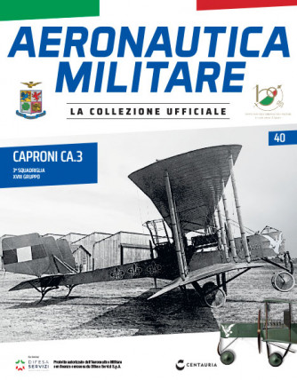 Modellino Aeronautica Militare uscita - n.40 - Caproni Ca.3 - 3a Squadriglia - XVIII Gruppo - by Centauria