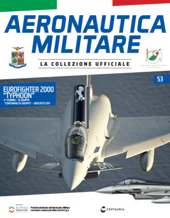Modellino Aeronautica Militare - n.53 - Eurofighter 2000 Typhoon - 4° Stormo – 9° Gruppo "Centenario IX Gruppo" - 16/10/2023 - by Centauria