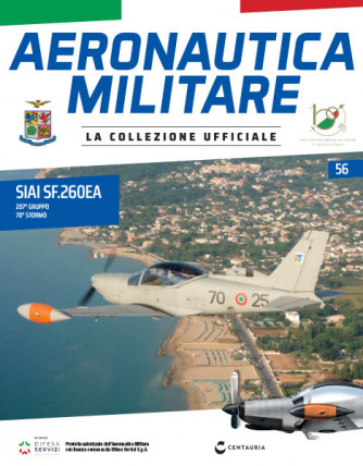 Modellino Aeronautica Militare - n.56 - SIAI SF.260EA - 207° Gruppo - 70° Stormo - 07/11/2023 - by Centauria