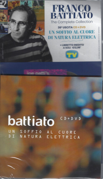 Cd Sorrisi Collezione- Franco Battiato -36°uscita - Un soffio al cuore di natura elettrica-  cd + dvd + libretto inedito  - 10/6/2022 - settimanale