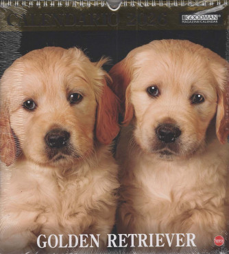 Calendario Golden Retriever 2026 (28x30 cm con spirale)