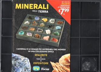 Collezione Minerali della Terra - 58°uscita - Sfalerite + 4° espositore