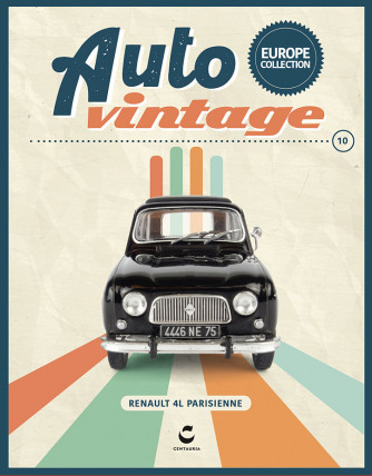 Auto Vintage Europe Collection - RENAULT 4L PARISIENNE - 1966 - N.10 - 12/10/2023