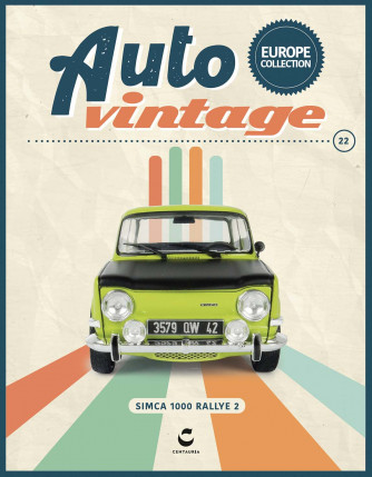 Auto Vintage Europe Collection - SIMCA 1000 RALLYE 2 - 1974 - Uscita n.22 - 08/04/2024