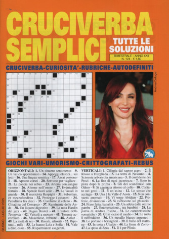 Cruciverba semplici - Uscita n.124 - 8 Maggio  2025 - Bimestrale