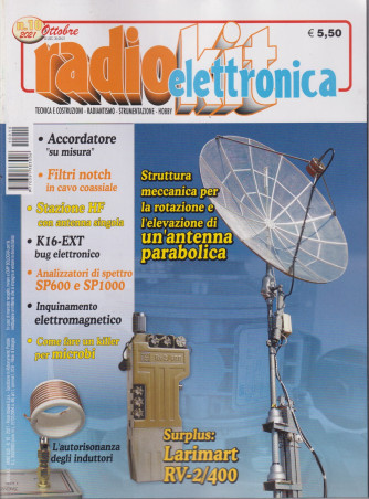 Radio kit elettronica - n. 10- ottobre 2021 - mensile