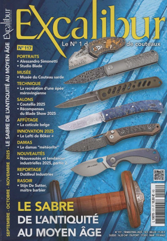 Excalibur - Uscita n.117 - 20 Settembre 2025 - Trimestrale - In lingua francese