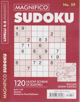 Abbonamento Magnifico Sudoku (cartaceo  bimestrale)