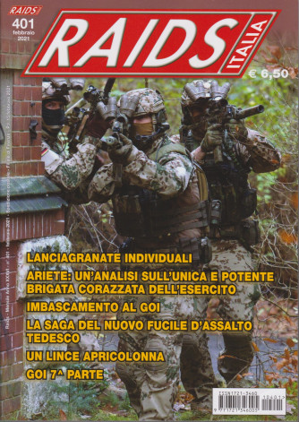 Raids - Italia - n. 401 - febbraio 2021 - mensile
