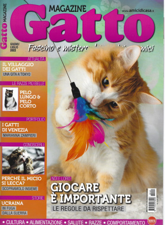 Gatto magazine - n. 145 - bimestrale -giugno - luglio 2022