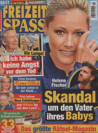 Freizeit Spass - Uscita n.45 - 7 Novembre 2025 - Settimanale - In lingua tedesca