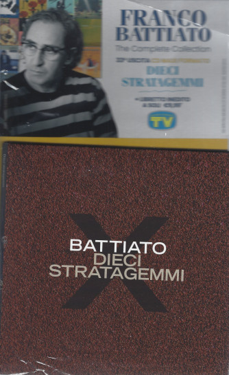 Cd Sorrisi Collezione- Franco Battiato -33°uscita - Dieci stratagemmi-  cd maxi formato + libretto inedito  - 20/05/2022 - settimanale