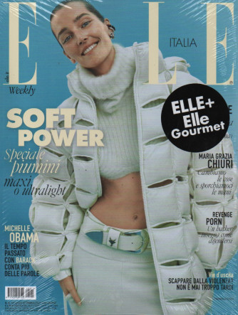 Elle  Italia-  +  Elle Gourmet - n.45   -3/12/2022  - settimanale - 2 riviste