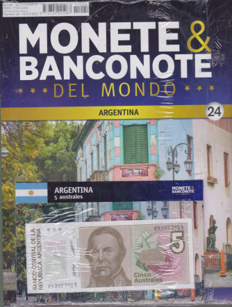 Monete e banconote del mondo uscita 24 - settimanale -14/7/2021  - Argentina - 5 australes