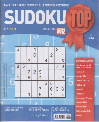Sudoku Top - n.2  - aprile - maggio  2021 - bimestrale