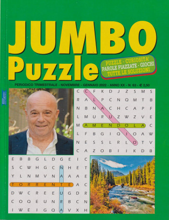 Jumbo Puzzle - n.63 - trimestrale -novembre - gennaio 2022