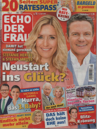 Echo der  frau - n. 16 - 12 april 2023 - in lingua tedesca