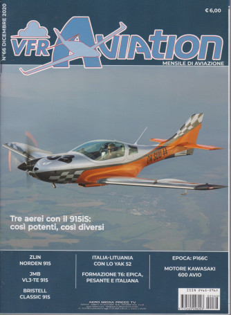 Vfr Aviation - n. 66 - dicembre  2020 - mensile