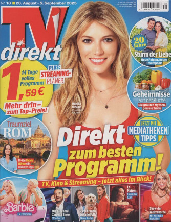 TV Direkt - Uscita n.18 - 20 Agosto 2025 - Quattordicinale - In lingua tedesca