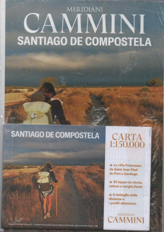 Meridiani Cammini -Santiago de Compostela- n.4 - bimestrale  -10/3/2020