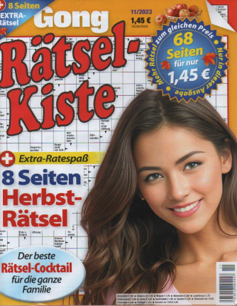 Gong - Ratsel - Kiste - n. 11 /2023 - in lingua tedesca