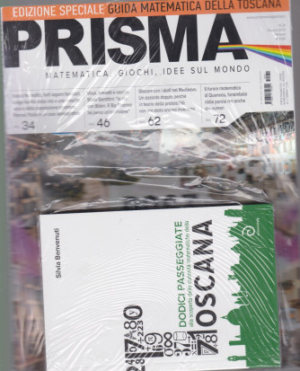 Prisma  - n. 31 -giugno 2021 - mensile + LibroGuida matematica della Toscana - rivista + libro