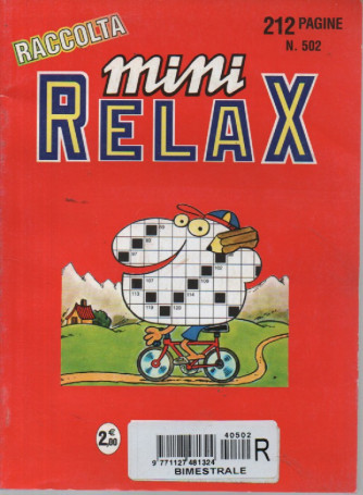 Raccolta Mini relax - n. 502 - bimestrale -giugno 2020- 212 pagine