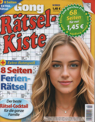 Gong - Ratsel - Kiste - n. 9 /2023 - in lingua tedesca