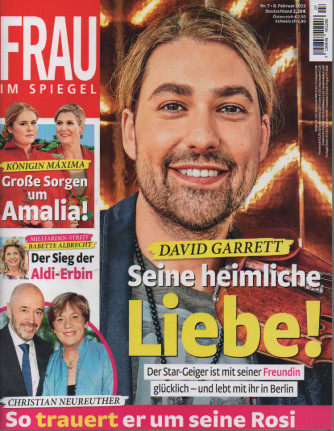 Frau im spiegel - n. 7 - 8 februar 2023 - in lingua tedesca