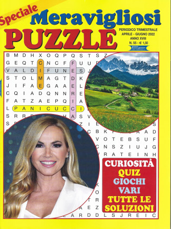 Speciale Meravigliosi Puzzle - n. 55- trimestrale -aprile - giugno 2022