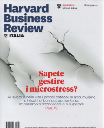 Harvard Business Review - n. 5  - maggio 2023- mensile +Next generation italian icons 2022 -2 riviste