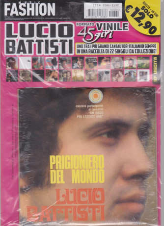 Music Fashion Var.88 -Lucio Battisti -Prigioniero del mondo -  rivista + 45 giri - Formato vinile