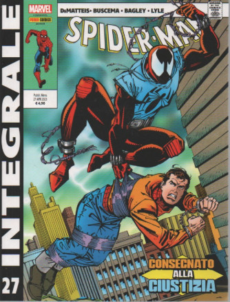 Spider-Man integrale   - n. 27 -Consegnato alla giustizia-  mensile - 27 aprile    2023