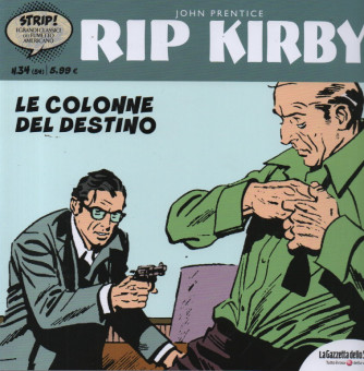 Rip Kirby -Le colonne del destino - n.  34-  Alex Raymond -  settimanale