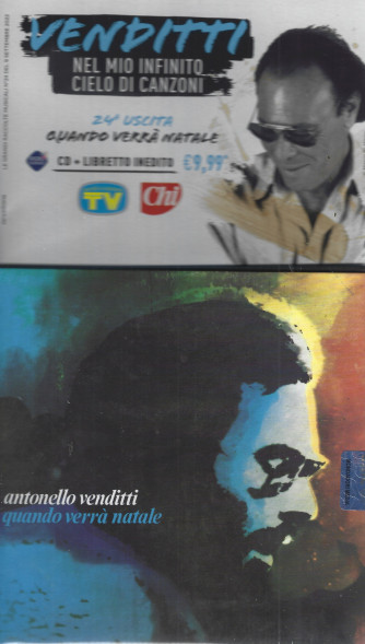 24° CD Antonello Venditti  - Nel mio infinito cielo di canzoni - cd + libretto inedito - 09/09/2022 - settimanale