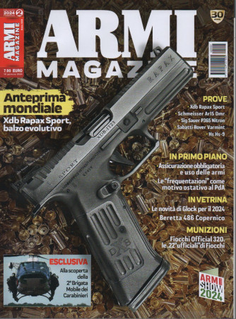 Armi magazine - n. 2  -febbraio    2024 - mensile