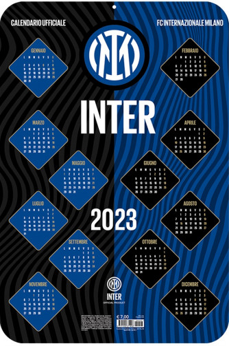 Calendario 2023 Inter 3D - cm. 37x55