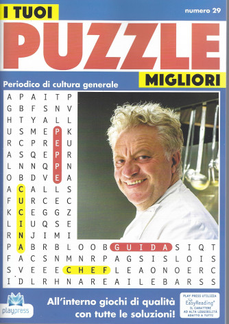 I tuoi puzzle migliori - Peppe Guida n. 29 -14/12/2021 - bimestrale