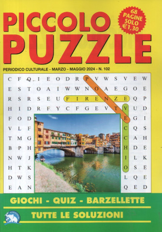 Piccolo puzzle - n. 102 - marzo - maggio  2024 - 68 pagine