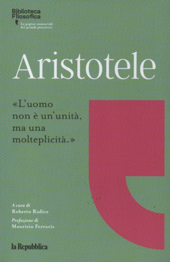 Biblioteca filosofica - Aristotele - 199 pagine - La Repubblica