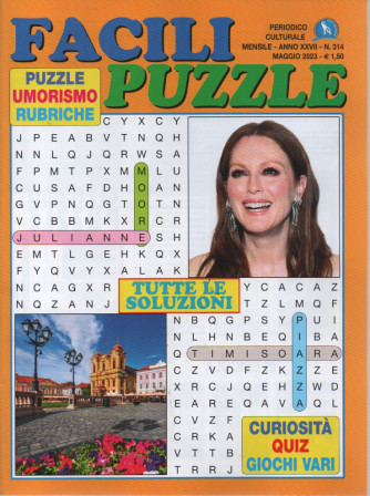 Facili puzzle - n. 314 - mensile  -maggio   2023