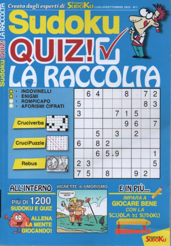 Sudoku quiz! La Raccolta - n. 1 - bimestrale - marzo - aprile 2024