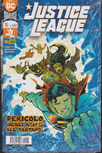 Justice League -Pericolo negli abissi del tartaro! - n. 8 - mensile - 21 gennaio 2021- 2 riviste