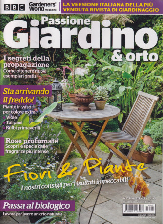 Passione Giardino & orto - n. 17 - bimestrale - settembre - ottobre 2021 -
