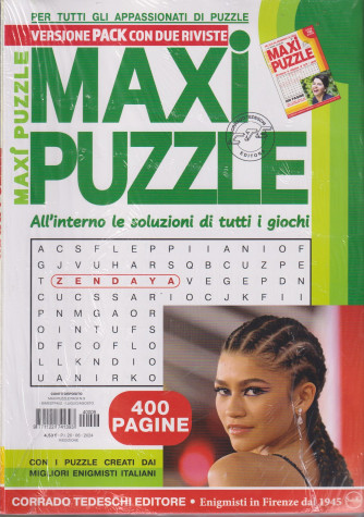 Maxi Puzzle   - n. 9 - bimestrale -luglio - agosto 2024 -400 pagine -  2 riviste